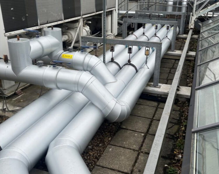 Pipework Insulation Project in Wolverhampton